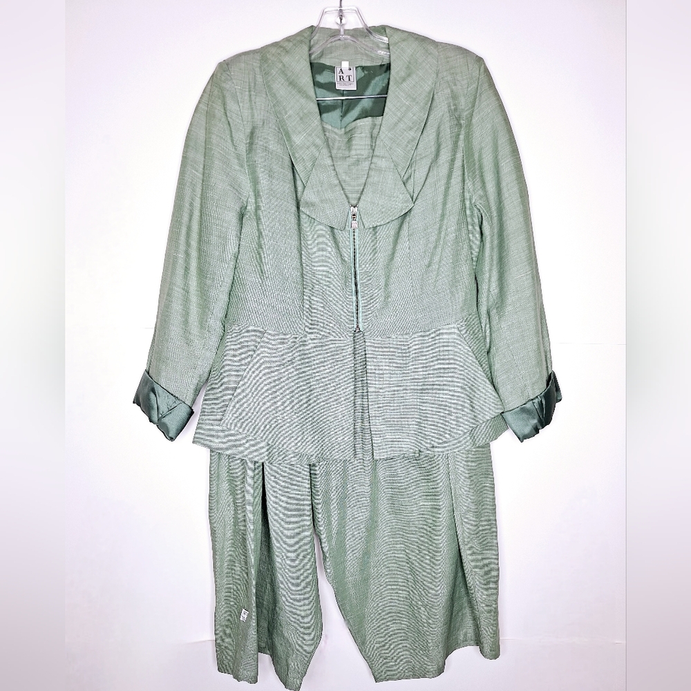 Ateliers Rare Toggery "Strictly Business" Quite Lux.,office,cotton,wideleg,suit